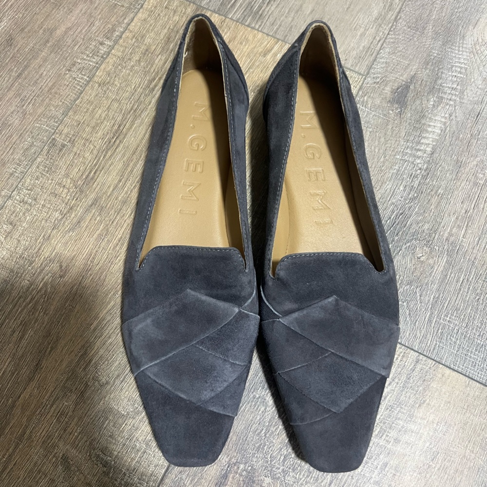 M. Gemi | Women's Gray Suede Loafers
